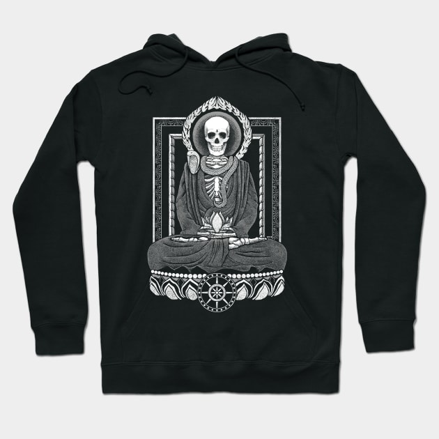 Gautama Buddha and Mucalinda Two Tone Hoodie by GAz